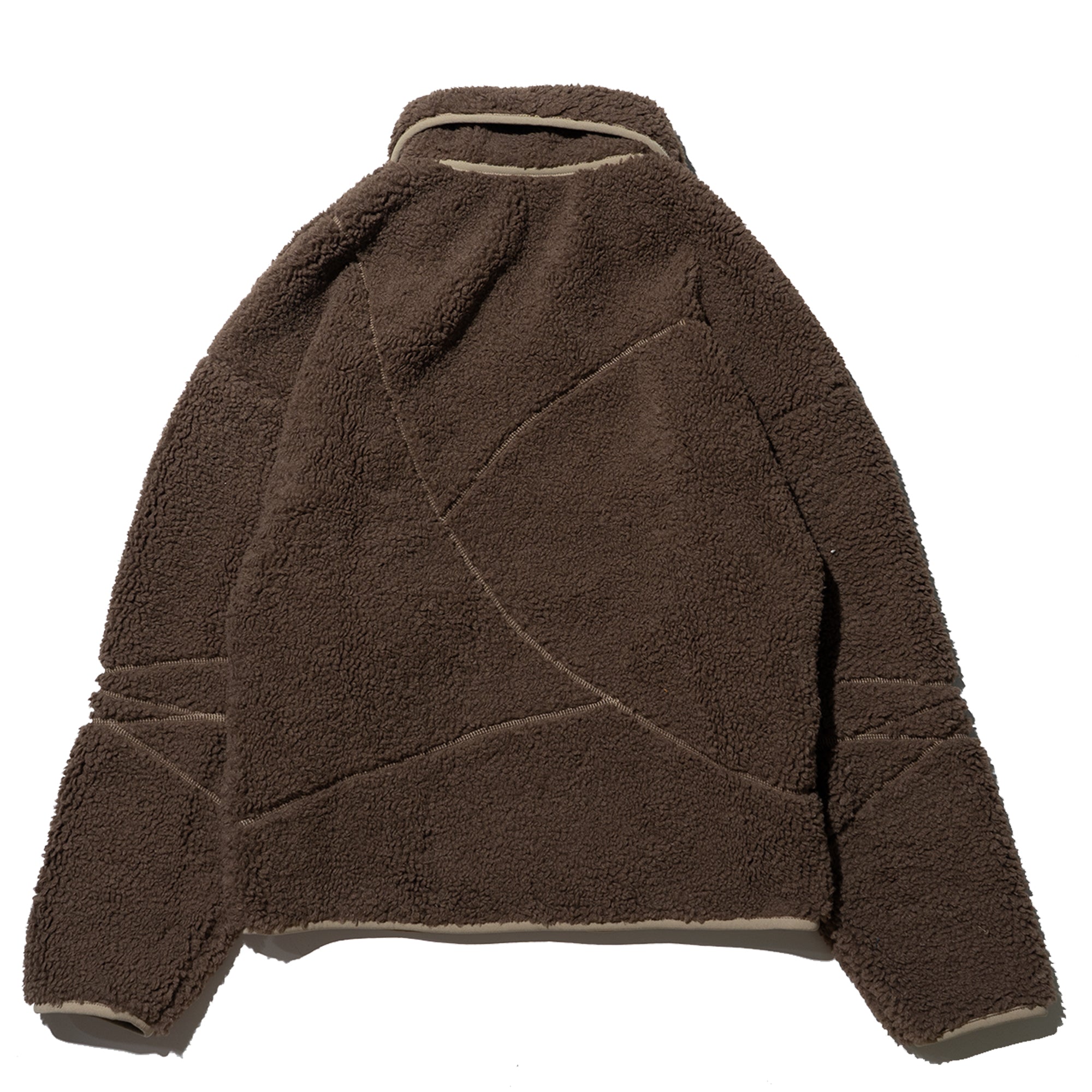 puzzle fleece jacket