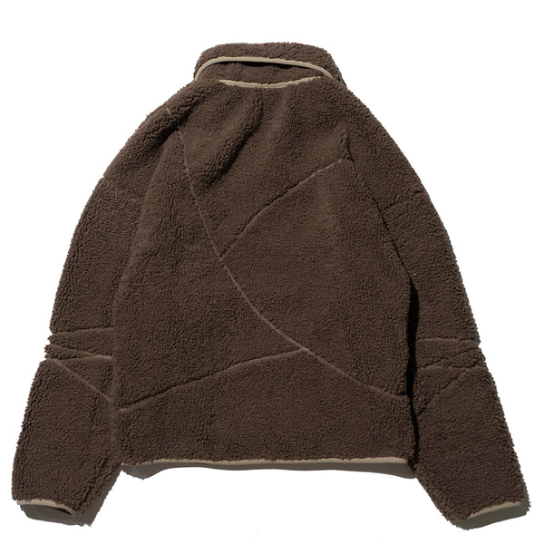 puzzle fleece jacket