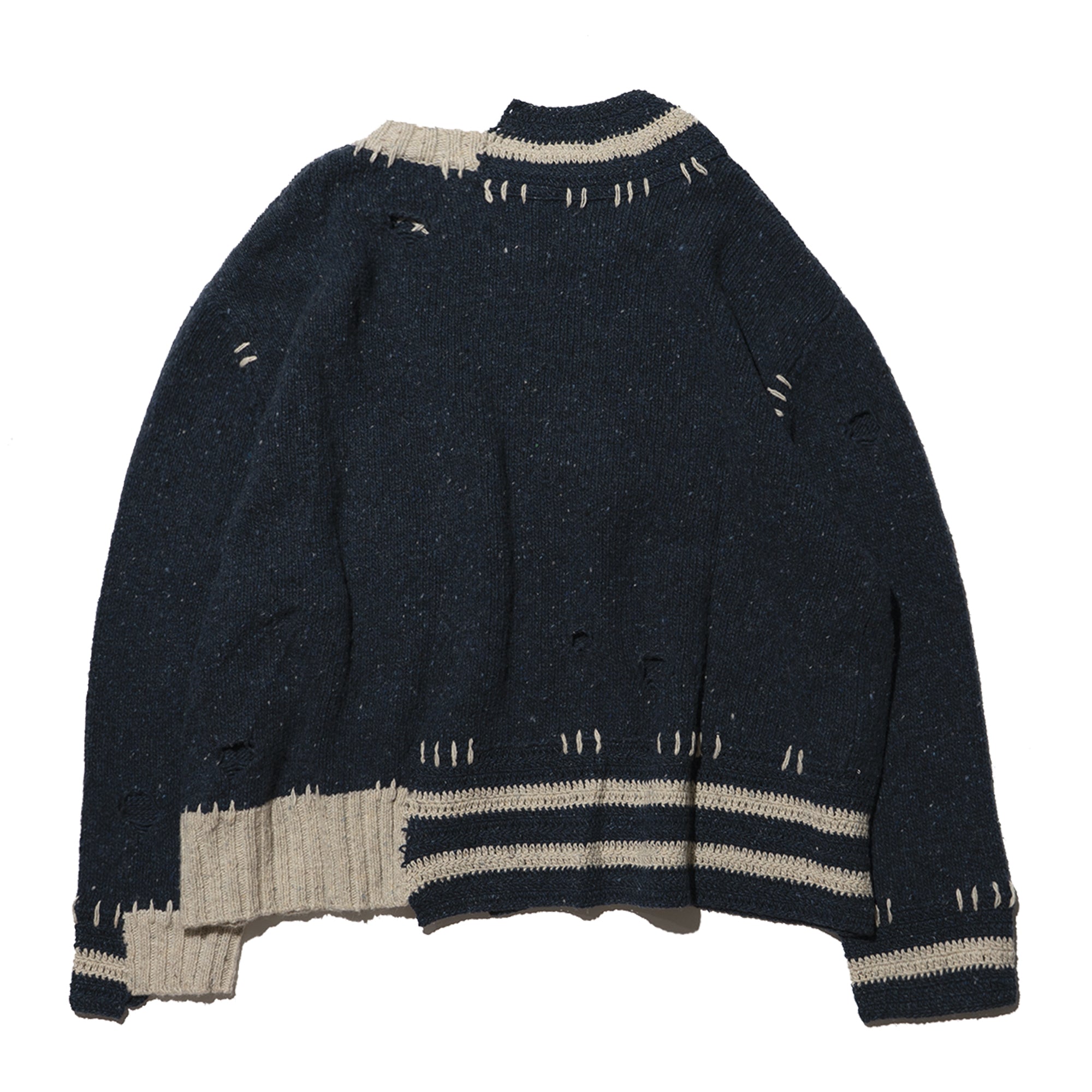 boro boro knit sweater