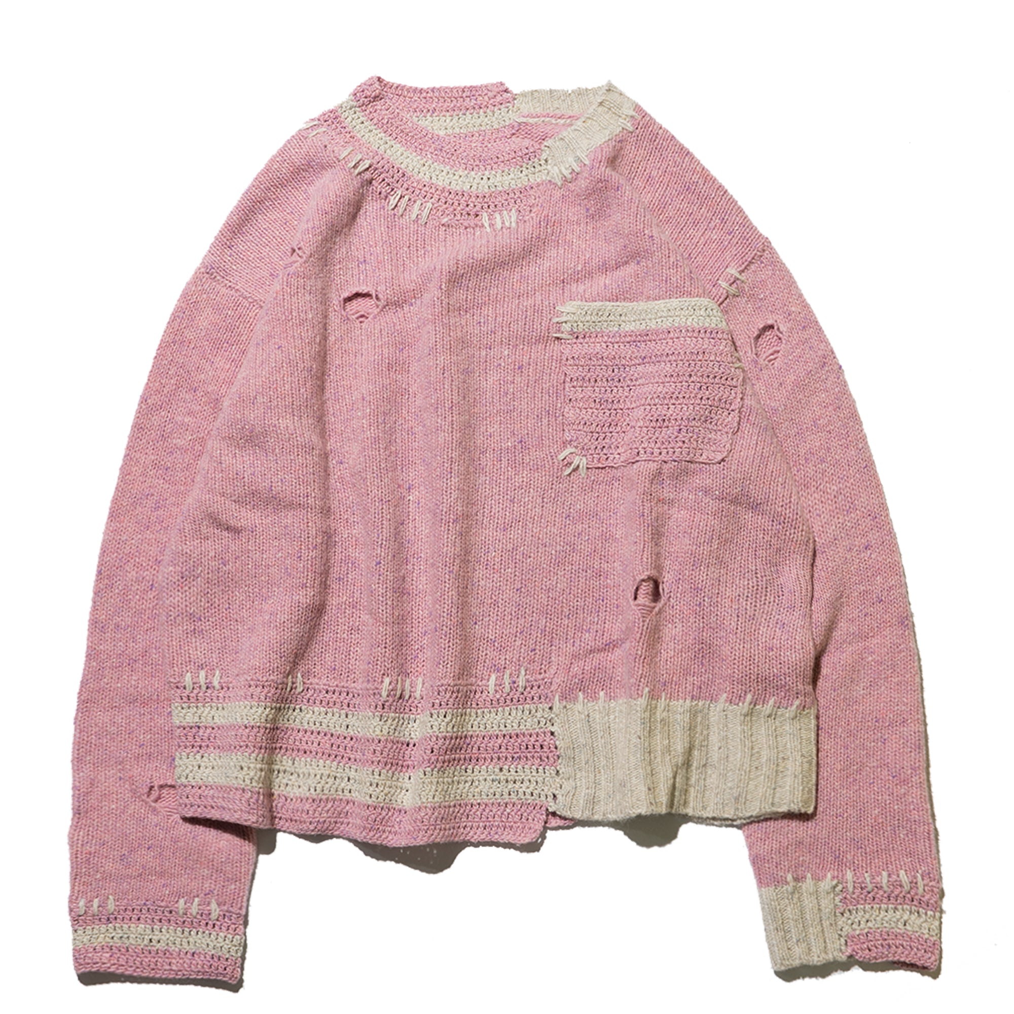 boro boro knit sweater