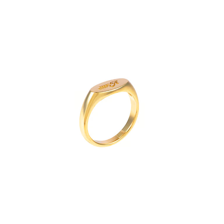 Emblem Ring Narrow