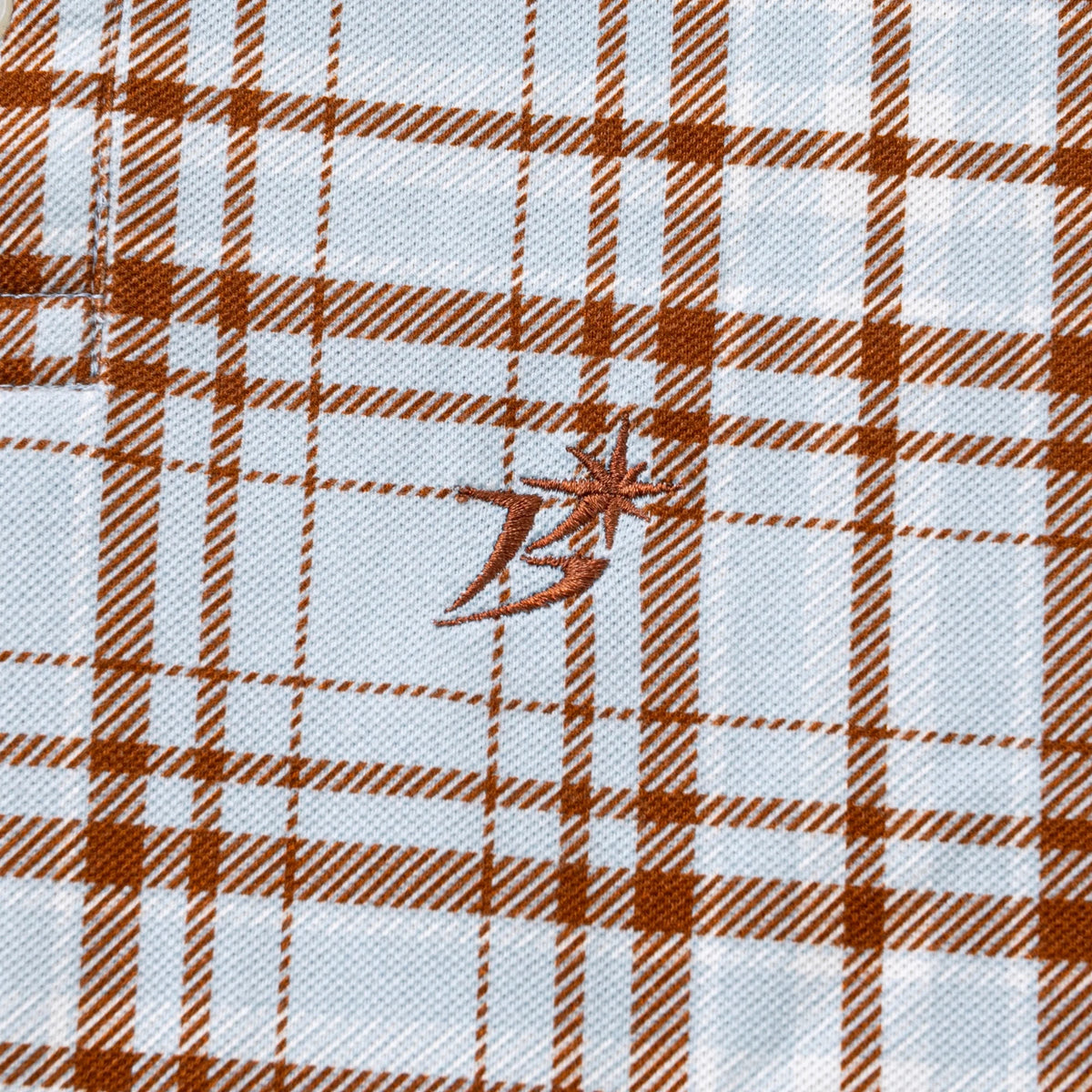 Plaid S/S Polo Shirt