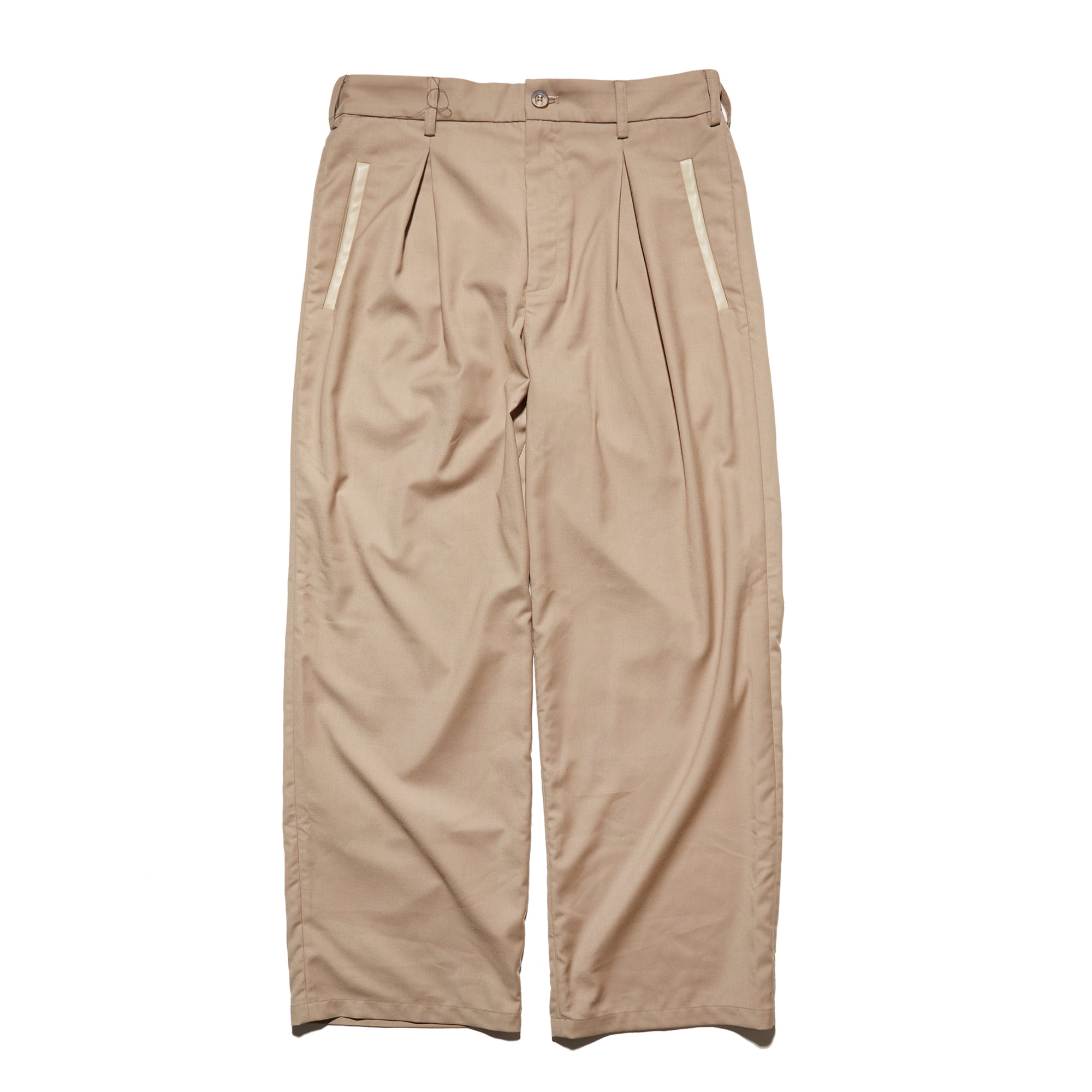 leather pocket slacks