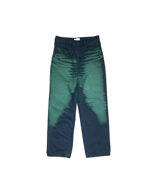 PRINTED WHISKER DENIM