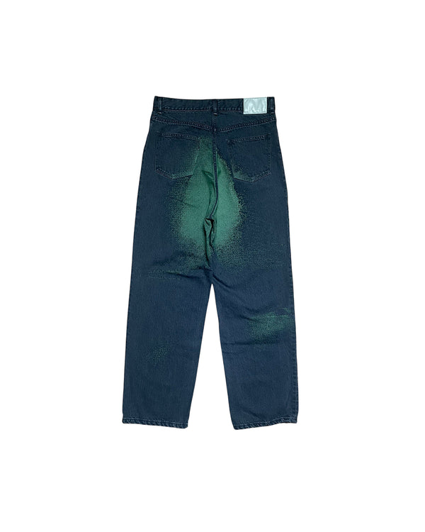 PRINTED WHISKER DENIM