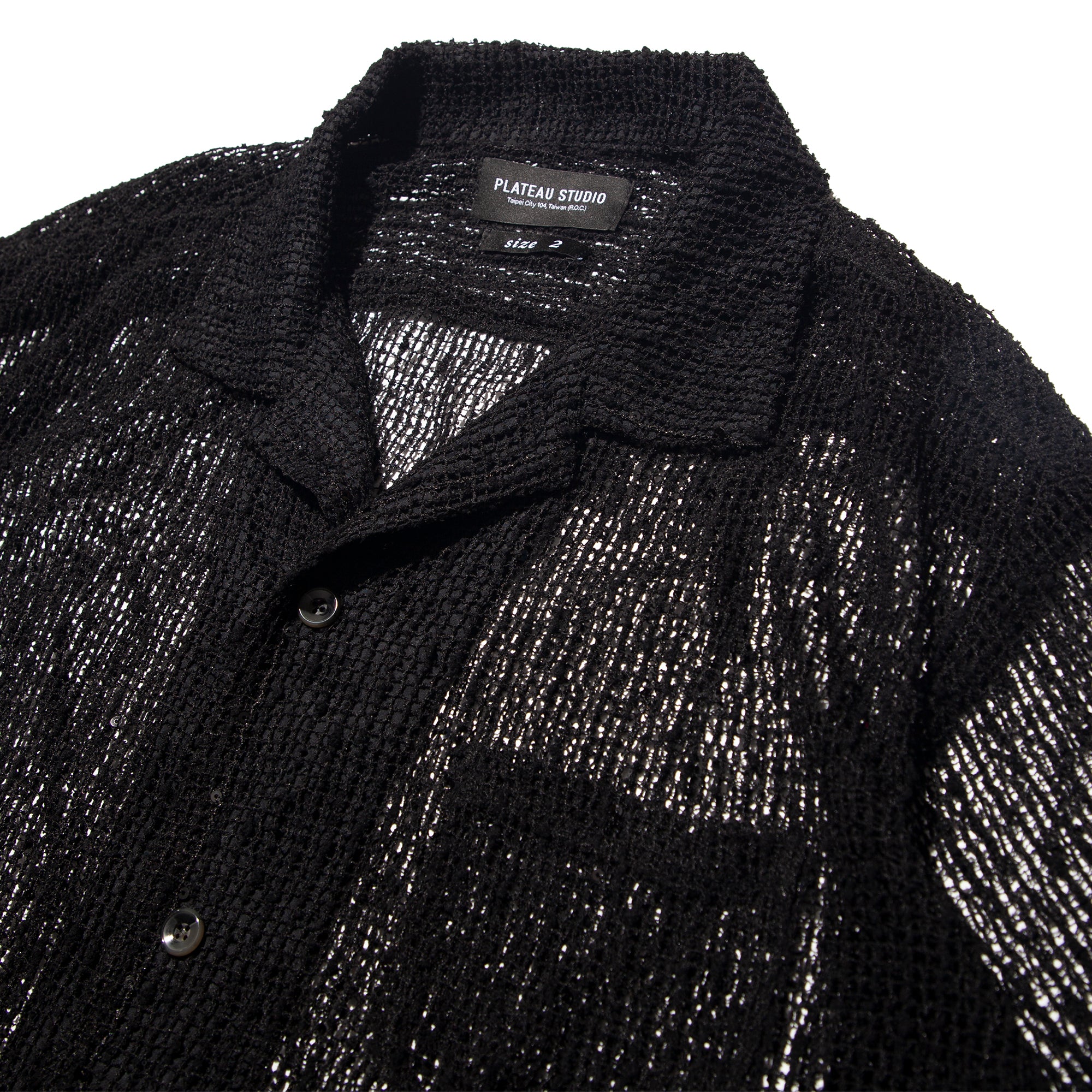 pilling lace shirt PLATEAU STUDIO