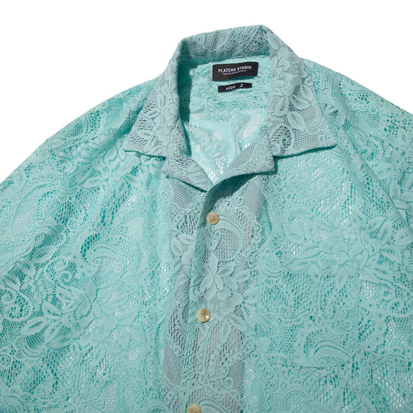 floral lace shirt