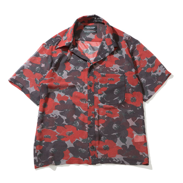 modern floral shirt